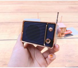 Loa Mini Bluetooth 5.0 DW01 Retro Cổ Điển - Âm Thanh Chất Lượng, Pin 900mAh, Kết Nối 10m, Thời Gian Sử Dụng 6-8h