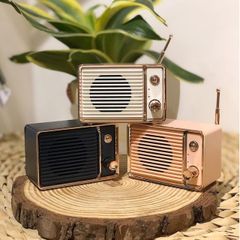 Loa Mini Bluetooth 5.0 DW01 Retro Cổ Điển - Âm Thanh Chất Lượng, Pin 900mAh, Kết Nối 10m, Thời Gian Sử Dụng 6-8h