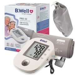 Máy Đo Huyết Áp Bắp Tay B.Well Swiss PRO-33 - Thiết Bị Đo Huyết Áp Chính Xác & Nhanh Chóng Dành Cho Gia Đình