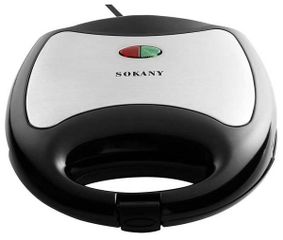 Máy Làm Bánh Hotdog & Sandwich Sokany KJ-102 - Khuôn Chống Dính, Nướng Nhanh, Thích Hợp Cho Mọi Gia Đình