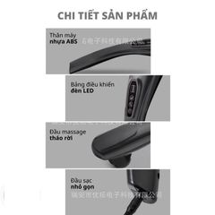 Máy Massage Cầm Tay Không Dây Moico YT-1708 - Thiết Kế Hiện Đại, 6 Đầu Massage Chuyên Dụng, Giảm Đau Nhức Hiệu Quả