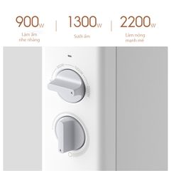 Máy Sưởi Xiaomi Smartmi Convector Heater 1S - Sưởi Ấm Tự Nhiên Không Gây Khô Da, Kết Nối Wifi, Điều Khiển Thông Minh