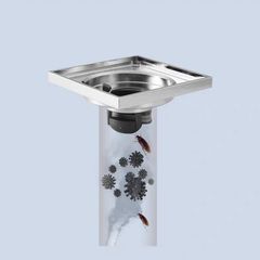 Nắp Thoát Nước Chống Mùi Xiaomi DiiiB - Inox 304 Bền Bỉ, Cấu Trúc Xoáy 3 Chiều Ngăn Mùi Hiệu Quả Cho Gia Đình
