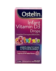Ostelin Infant Vitamin D3 Drops cho trẻ từ sơ sinh đến 12 tuổi