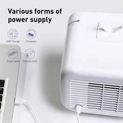 Quạt để bàn Baseus Time CXTM-23 - Quạt mini làm mát không gian, kiểu dáng hiện đại, công nghệ tỏa hơi nước, tiết kiệm không gian