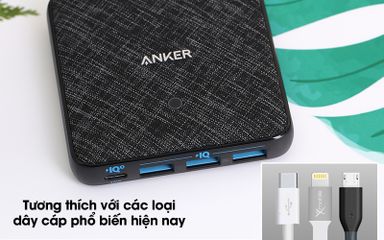 Sạc Anker A2045 Powerport III Slim 65W 4 cổng (PD+3USB) - Sạc nhanh, thiết kế nhỏ gọn, tiện lợi cho điện thoại và laptop