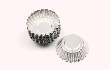 Set 10 Khuôn Đế Tart Trứng Hình Hoa Bằng Nhôm Chống Dính, Dày, Chất Liệu Cao Cấp, Thích Hợp Nướng Bánh Nhỏ, Muffin, Quiche