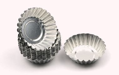 Set 10 Khuôn Đế Tart Trứng Hình Hoa Bằng Nhôm Chống Dính, Dày, Chất Liệu Cao Cấp, Thích Hợp Nướng Bánh Nhỏ, Muffin, Quiche