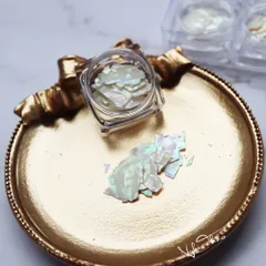 Set 12 Hộp Xà Cừ Trắng Ánh Ngọc Trai Trang Trí Nail - Phụ Kiện Làm Móng Hot Nhất Hiện Nay, Làn Da Lấp Lánh, Dễ Sử Dụng