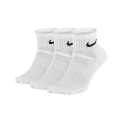 Set 3 đôi tất Nike Everyday Cushioned Training Sock Trắng SX7667-100