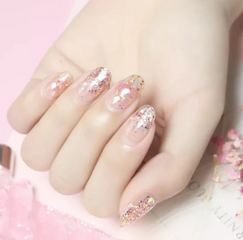 Set 4 Hũ Màu Nail Kim Tuyến Lấp Lánh - Trang Trí Móng Tay Độc Đáo, Nhiều Màu Sắc Cho Bộ Móng Xinh Xắn