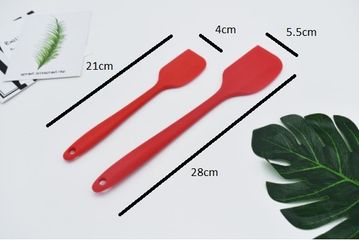 Spatula Silicon Đảo Thức Ăn - Phới Trộn Bột Chịu Nhiệt Từ -40 Đến 230 Độ C - Dụng Cụ Bếp Đáng Tin Cậy Cho Người Làm Bánh
