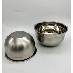 Tô Trộn Bột Inox Không Gỉ - Dụng Cụ Đánh Trứng, Trộn Bột, Làm Bánh và Salad - Thiết Bị Nhà Bếp Thực Hành Chất Lượng Cao