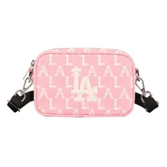 Túi MLB Monogram Mini Crayon Cross Bag LA Pink 32BGDR111-07P