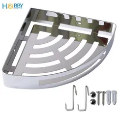 Kệ Góc Dán Tường Inox Hobby Đa Năng - Nội Thất Tiện Lợi Cho Nhà Bếp và Phòng Tắm, Chất Liệu Inox Cao Cấp Siêu Bền