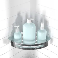 Kệ Góc Dán Tường Inox Hobby Đa Năng - Nội Thất Tiện Lợi Cho Nhà Bếp và Phòng Tắm, Chất Liệu Inox Cao Cấp Siêu Bền