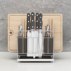 Kệ Đựng Đũa Thớt Đa Năng Hobby KDMT2 Với Khay Hứng Nước - Tiện Lợi Cho Nhà Bếp Gọn Gàng