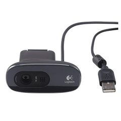 Webcam Logitech C270 HD - Webcam USB 720p cho máy tính, Hội nghị trực tuyến, Livestream, Học Online, Không cần cài đặt