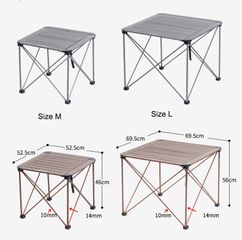 Bàn Dã Ngoại Gấp Gọn Hợp Kim Nhôm NatureHike NH16Z016-L - Bàn Tiện Lợi Cho Cắm Trại, Picnic, Du Lịch - Chống Gỉ, Chịu Lực Tốt