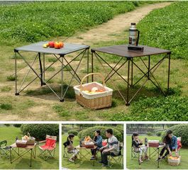 Bàn Dã Ngoại Gấp Gọn Hợp Kim Nhôm NatureHike NH16Z016-L - Bàn Tiện Lợi Cho Cắm Trại, Picnic, Du Lịch - Chống Gỉ, Chịu Lực Tốt