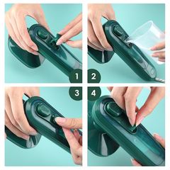 Bàn Là Hơi Nước Cầm Tay Mini Công Suất Lớn - Thiết Kế Nhỏ Gọn, Ủi Được Tất Cả Chất Liệu Vải Như Nhung, Lụa, Kaki