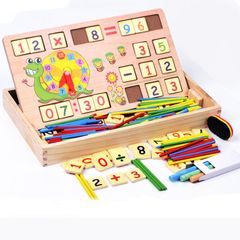 Bảng Gỗ Học Toán Thông Minh Có Que Tính - Giúp Bé Vừa Học Vừa Chơi, Phát Triển Trí Não và Khả Năng Tư Duy