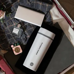 Bình Đun Nước Du Lịch Siêu Tốc Portable 300ml - Thiết Kế Nhỏ Gọn, Nắp Chống Tràn, Tiện Lợi Mang Đi Du Lịch, Công Tác