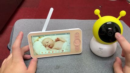 Camera IP Baby Monitor QCT 1080p - Giám Sát Trẻ Em Thông Minh, Độ Phân Giải Cao, Cảnh Báo Âm Thanh, Kết Nối Wifi 200m