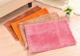 Combo 4 thảm lau chân san hô siêu thấm 40x60cm - Thảm mềm mại chống nước, lý tưởng cho phòng tắm, bếp, và phòng khách