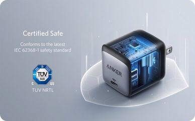 Củ sạc nhanh Anker A2665 Nano II 30W - Sạc PD siêu nhỏ gọn, tương thích USB-C, An toàn và Tốc độ cao cho iPhone, MacBook, Laptop