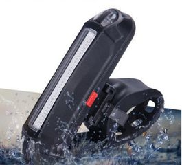 Đèn Hậu Xe Đạp Nháy 2 Màu Xanh Đỏ BMN01 Chống Nước - An Toàn Giao Thông, Đèn LED Sáng Rõ, Gắn Cọc Yên Xe Đạp
