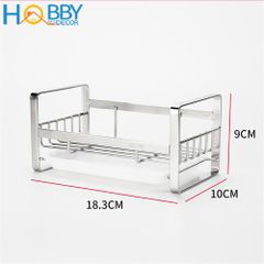 Kệ để dụng cụ rửa bát đa năng Hobby KRC1 - Thông minh và tiện lợi cho nhà bếp, có khay hứng nước, chất liệu inox SUS304