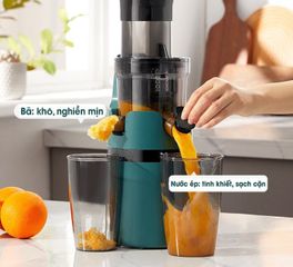 Máy Ép Chậm Hoa Quả Mokkom MK199 - Giữ Vitamin Tối Đa, Thiết Kế Thông Minh, Ép Nguyên Củ, Giàu Dinh Dưỡng, Dễ Vệ Sinh