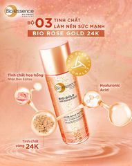 Nước Dưỡng Chiết Xuất Vàng 24K Bio-Gold Rose - Toner Dưỡng Ẩm, Chống Oxy Hóa và Làm Trẻ Hóa Da, Phù Hợp Mọi Loại Da, 100ml