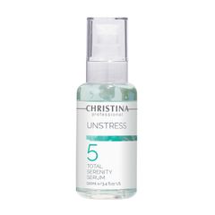 Serum Christina Unstress 5 Total Serenity 100ml - Hỗ Trợ Phục Hồi Da Căng Bóng, Tái Tạo Độ Đàn Hồi, Dưỡng Ẩm Cho Da Nhạy Cảm