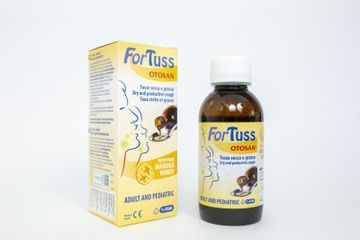 Siro Ho Fortuss Otosan 180ml - Hỗ Trợ Giảm Ho, Làm Dịu Cổ Họng, Thành Phần Hữu Cơ Châu Âu, An Toàn Cho Trẻ Em và Người Lớn