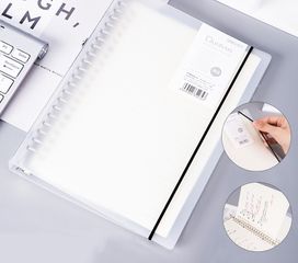 Sổ Tay Gáy Xoắn Ốc A5 Deli Kèm Lõi Kẻ Ngang 60 Trang - Sổ Văn Phòng Chất Lượng Cao, Phù Hợp Cho Học Tập và Làm Việc