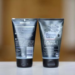 Sữa Rửa Mặt Than Hoạt Tính Balea Men Active Carbon 150ml - Sạch Da, Ngăn Ngừa Mụn, Kiểm Soát Dầu cho Nam