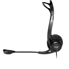 Tai nghe Logitech H370 - Tai nghe âm thanh kỹ thuật số USB-A với mic khử tạp âm, chất lượng cao cho game và nghe nhạc