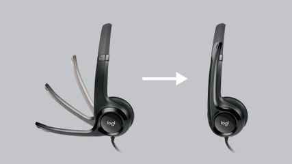 Tai Nghe Chụp Tai Logitech H390 - Mic Khử Tiếng Ồn, Âm Thanh Rõ Ràng, Phù Hợp Cho Gọi Điện, Họp Trực Tuyến, Chơi Game