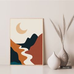 Tranh Canvas Trang Trí Nội Thất Tông Màu Pastel - Tấm Trang Trí Hiện Đại Nhiều Mẫu, Khung Gỗ Sang Trọng