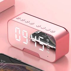 Loa Bluetooth G10 Tích Hợp Đồng Hồ Mặt Tráng Gương - Kiêm Đồng Hồ, Báo Thức, Chất Âm Sống Động, Thích Hợp Đi Picnic, Du Lịch