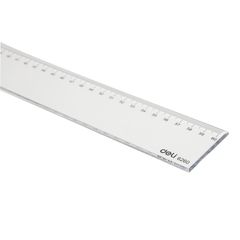 Thước Kẻ Trong Suốt 60cm Deli E6260 - Dụng Cụ Học Tập Bền, Chống Trầy Xước, Đo Lường Chính Xác