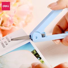 Kéo Mini Tiện Lợi 105mm Deli 6072 - Kéo Học Tập Nhỏ Gọn, Dễ Dàng Mang Theo, Phù Hợp Cho Văn Phòng và Học Sinh