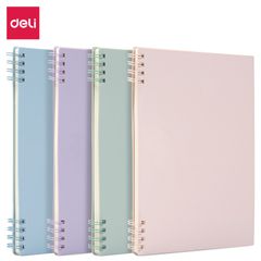 Sổ Tay Ghi Chép Deli A5 B5 Pastel 24202/24203 - Sổ Gáy Xoắn Chất Lượng, Phù Hợp Cho Tất Cả Mọi Đối Tượng