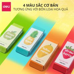 Gôm Tẩy Chì 2B Deli Cỡ Lớn 71050 - Tẩy Sạch, Màu Sắc Đa Dạng, Thiết Kế Gọn Nhẹ - Văn Phòng Phẩm Chất Lượng Cao