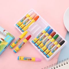 Bút Sáp Dầu Học Sinh Deli 6961/6962/6963/6964 - Màu Sắc Tươi Sáng, Khó Tẩy, Lâu Phai, Đồ Dùng Học Tập Sáng Tạo Cho Bé