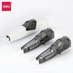 Bút Xóa Băng Deli 71462 - Kèm 2 Lõi Thay Thế Tiện Dụng, Bề Mặt Mịn Cho Viết Lên Dễ Dàng - Sản Phẩm Văn Phòng Chất Lượng