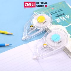 Bút Xóa Băng Deli 8180 - Băng Xóa Dài 30m, Che Phủ Tốt, Sử Dụng Lâu Dài, Màu Xanh Và Vàng - Dụng Cụ Học Tập Văn Phòng