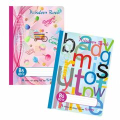 Combo 10 Vở Kẻ Ngang Klong Wisdom Book 80 Trang MS 888 - Giấy Mịn, Họa Tiết Nổi Bật Cho Học Tập